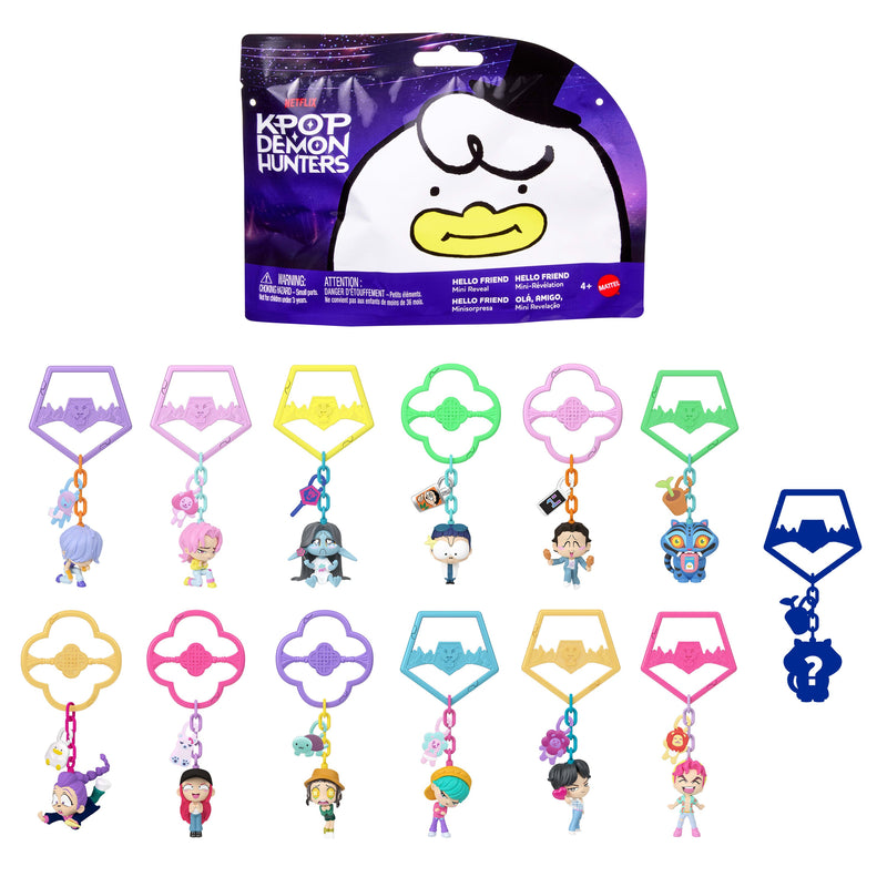 KPop Demon Hunters - Hello Friend Mini Reveal Keychain (Single Random Pick) - Product view