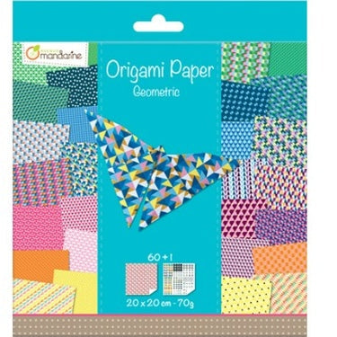 Origami Paper Geometric pack of  60 Sheets(7.9 x 7.9 in)