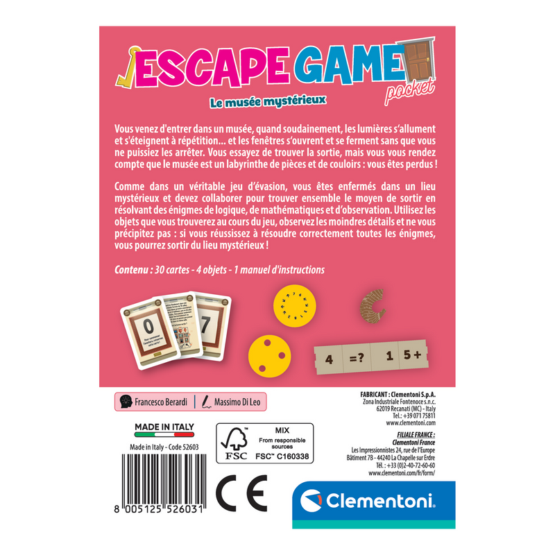 ESCAPE GAME - MUSÉE