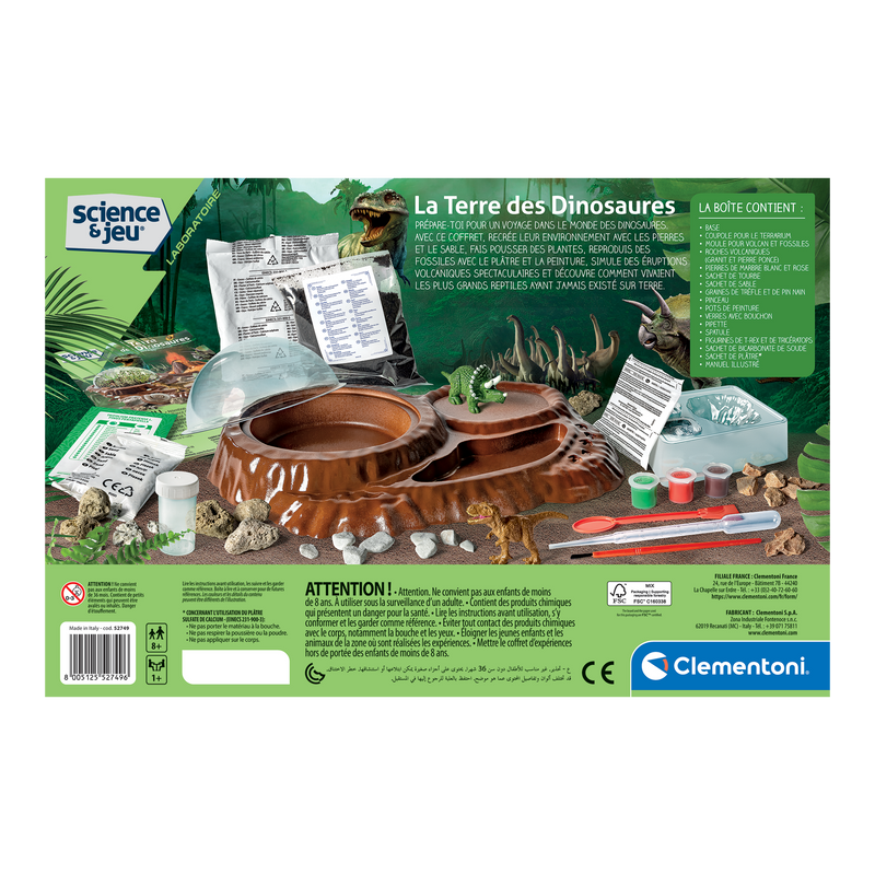 SCIENCE & JEU: LA TERRE DES DINOSAURES