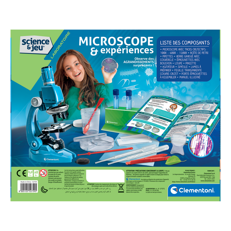 MICROSCOPE ET EXPÉRIENCES 1200