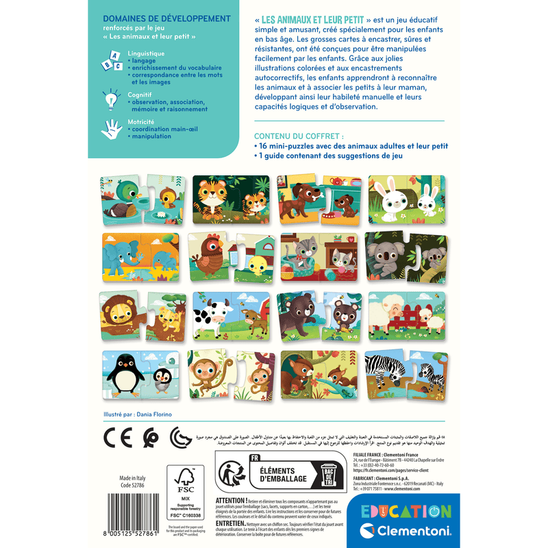 EDUCATION: LES ANIMAUX ET LEURS PETITS