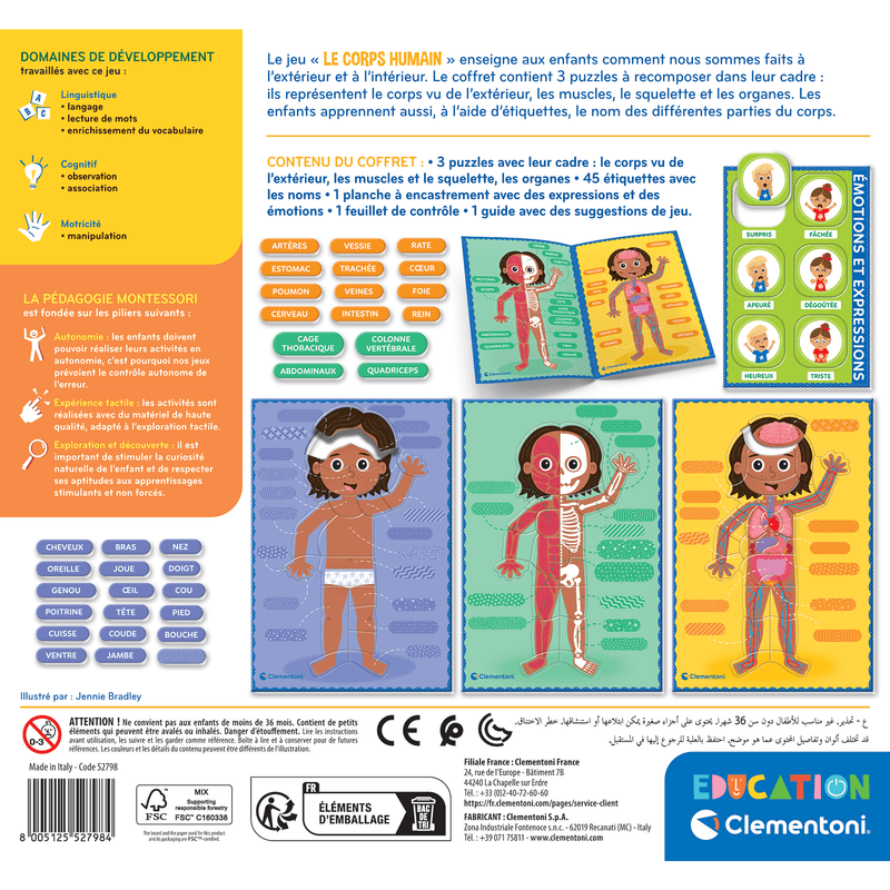 EDUCATION: MONTESSORI - LE CORPS HUMAIN