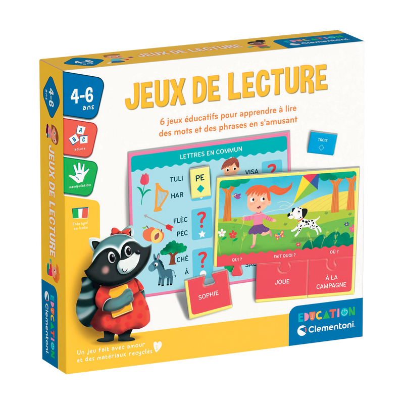 EDUCATION: JEUX DE LECTURE