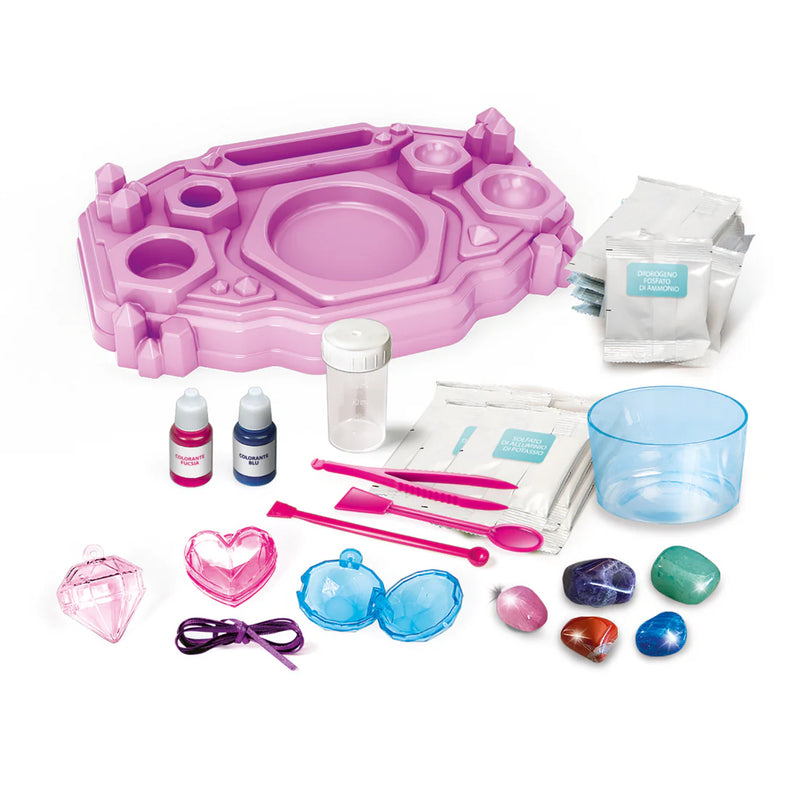 Clementoni - SCIENCE & JEU: LAB BIJOUX EN CRYSTAL