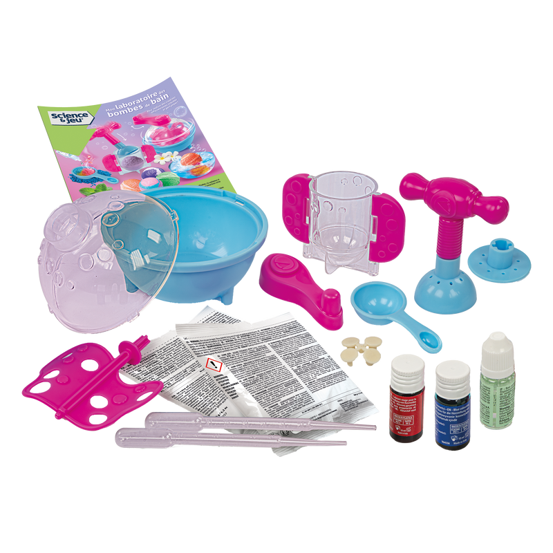 SCIENCE & JEU: LAB SAVON ET BOMBES DE BAIN