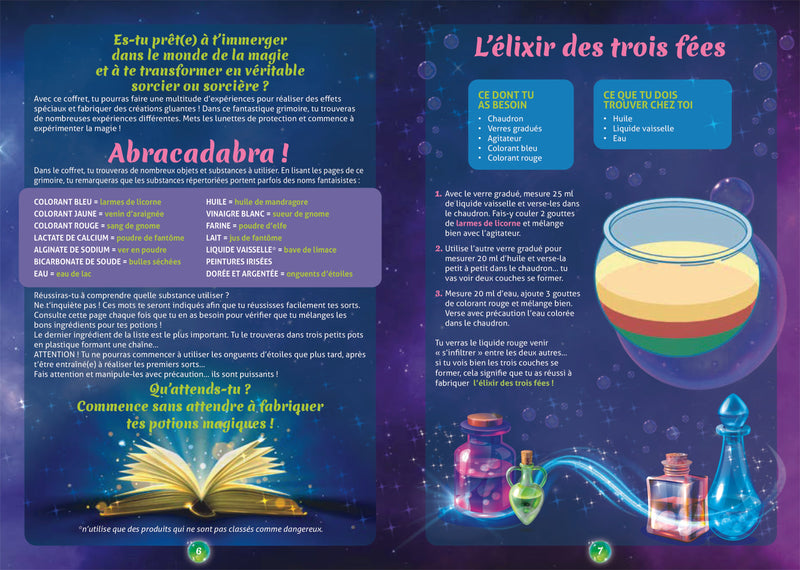 SCIENCE & JEU : CHEMISTRY AND MAGIC POTIONS