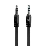 Xtech XTC-315 3.5 mm male to male auxiliary cable in black, 3 ft