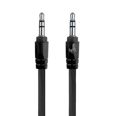 Xtech XTC-315 3.5 mm male to male auxiliary cable in black, 3 ft
