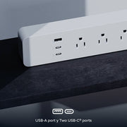 Nexxt NHP-E710 – USB-A and USB-C charging ports