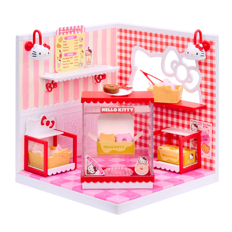 MGA's Miniverse - Make It Mini Spaces Hello Kitty Playset — assembled Hello Kitty room