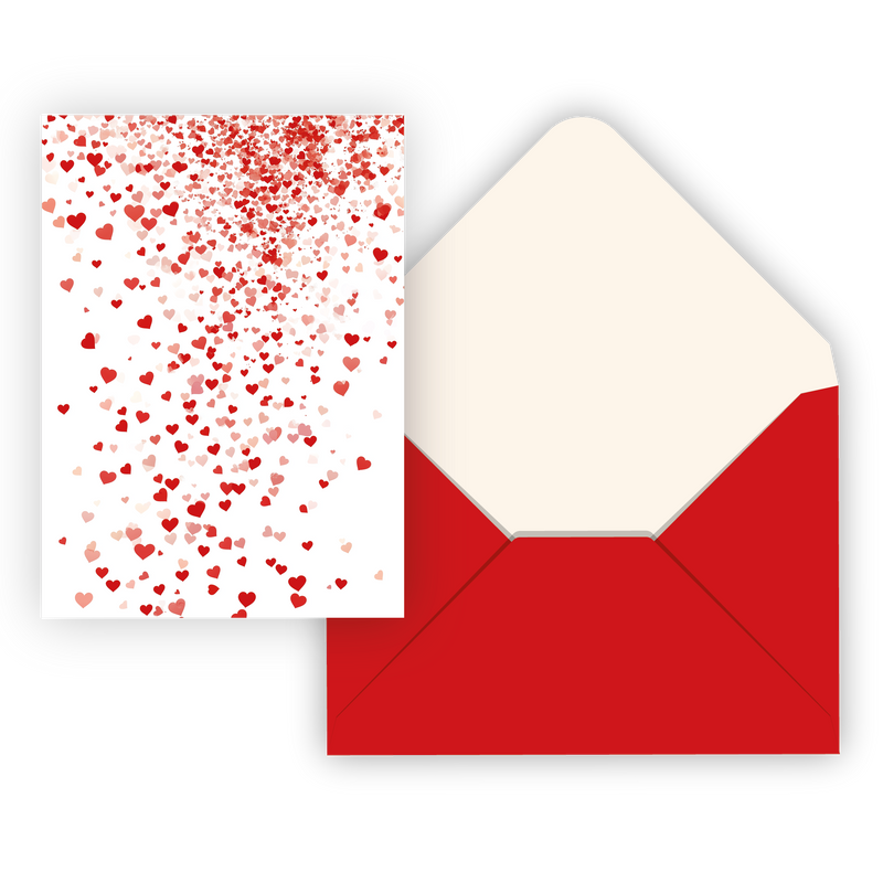 INDV. GREETING CARD/ CASCADE OF LOVE