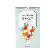 CALENDRIER 15 MOIS-2027- BOUQUETS