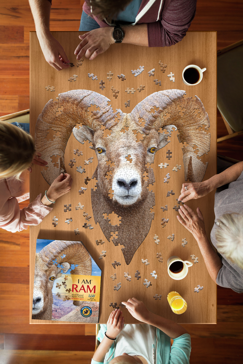 Madd Capp Puzzles – I Am Ram Jigsaw Puzzle | 520 Pieces – lifestyle view