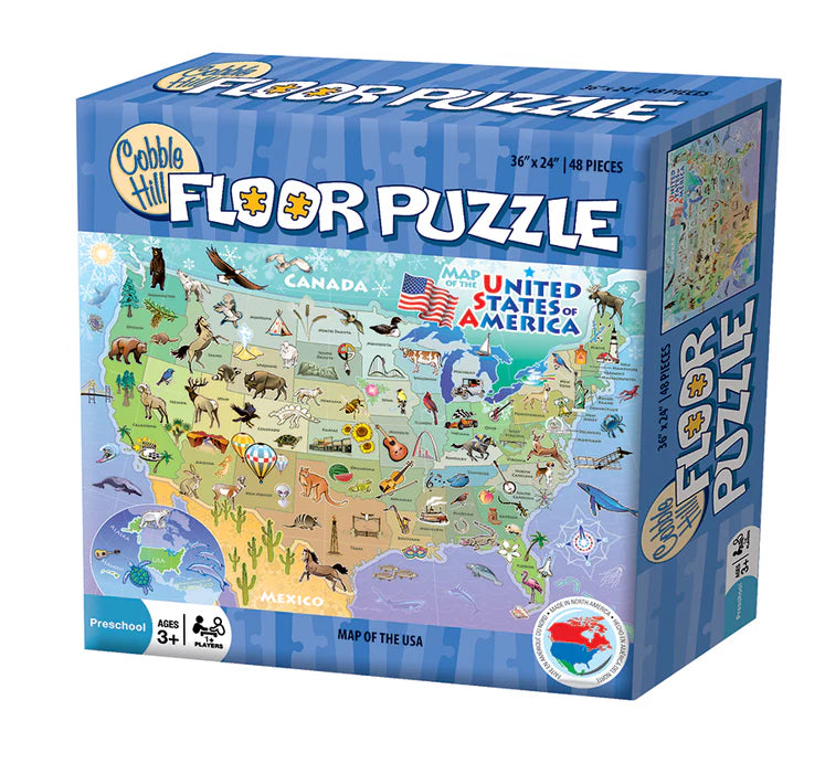 Cobble Hill - Map of The Usa (1000 Pc Puzzle)