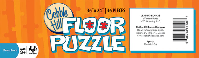 Cobble Hill - Leaping Llamas (36 Pc Puzzle)