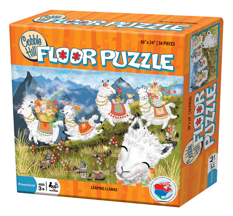 Cobble Hill - Leaping Llamas (36 Pc Puzzle)