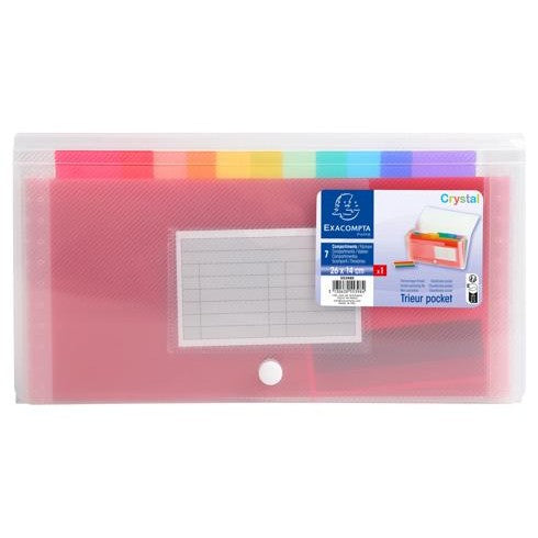 Index Crystal 7 Compartments (10.2x5.5in)