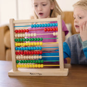 Melissa & Doug - Wooden Abacus - in use during play