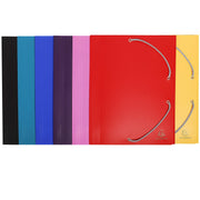 Elastic Folder For Soft Cards, 3 Flaps + Elastic. Black (9.45x12.6in)