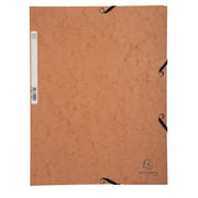 Soft Card Folder 3 Flaps + Elast. Tan  (9.45x12.6in)