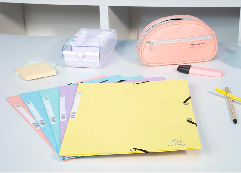 Folder 3 Flaps Elast. 400g A4 (8.3x11.7in)