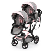 XEO TWIN - DOLL PRAM - GREY