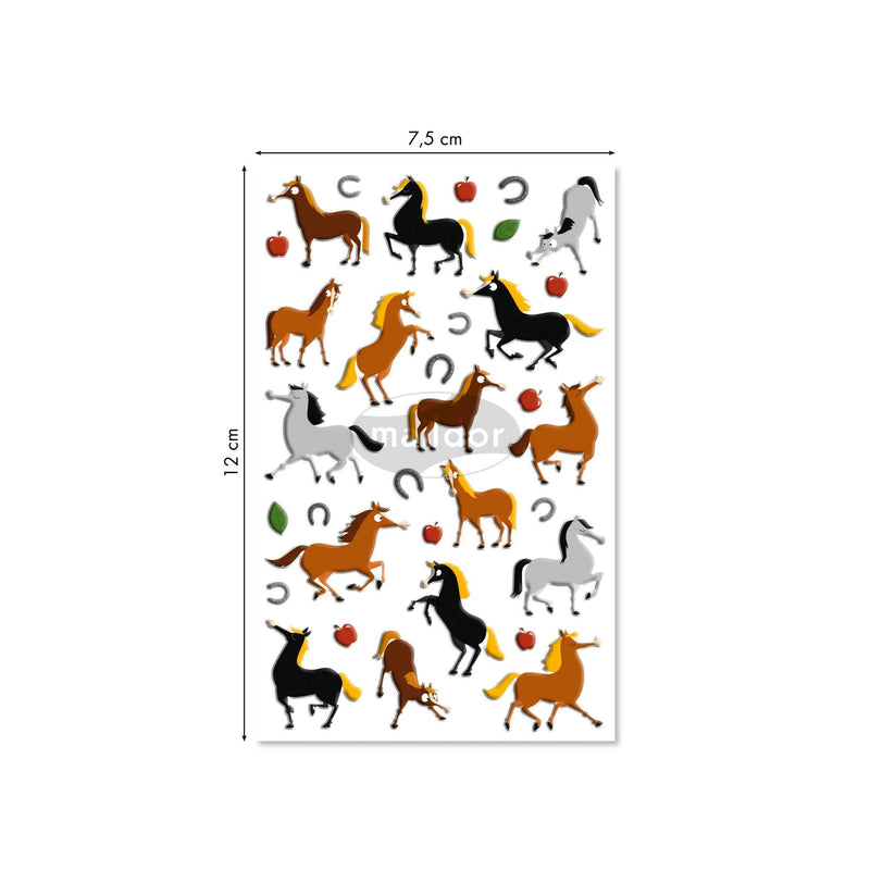 Cooky Stickers Horses 33 stickers
