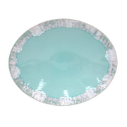 Taormina - Aqua Oval Platter | 16" / 40 cm
