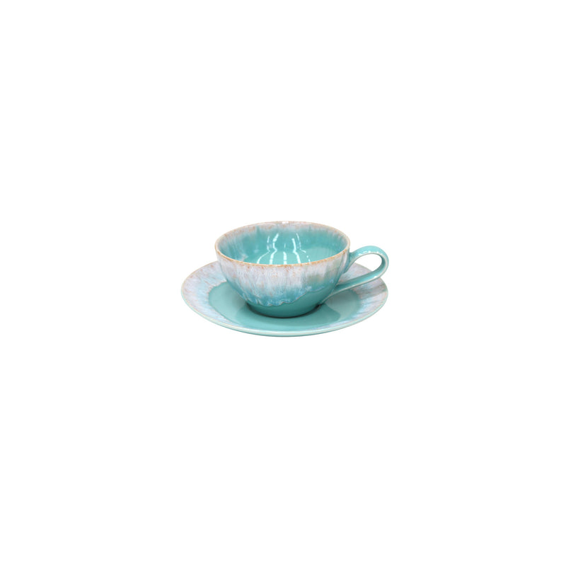 Taormina - Aqua Tea Cup and Saucer | 7 oz. / 0.20 L