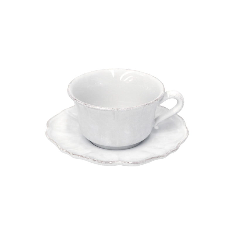 Impressions - White Jumbo Cup and Saucer