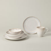 Taormina - White 5-piece Dinnerware Set