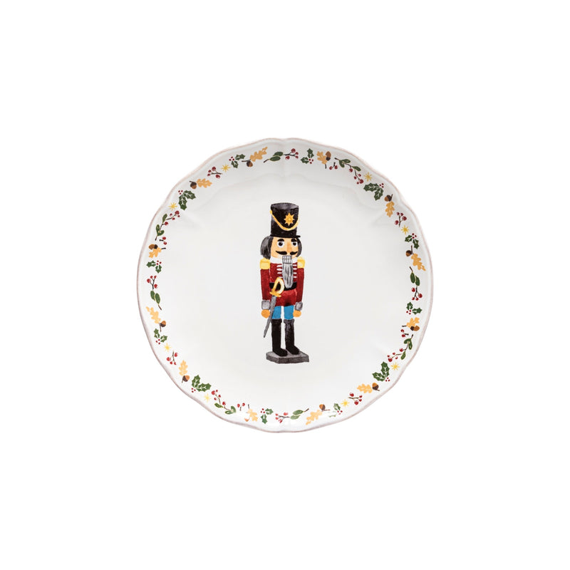 Nutcracker - White Salad/dessert Plate Nutcracker the - Set of 6