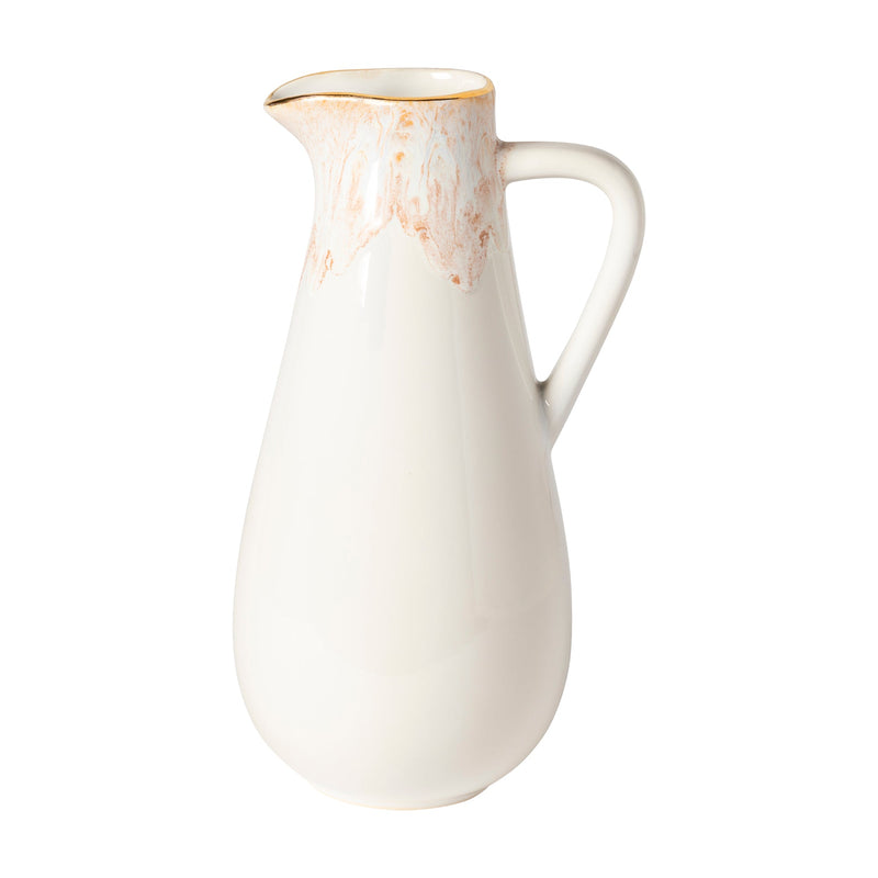 Taormina - White & Gold Pitcher | 56 oz. / 1.65 L