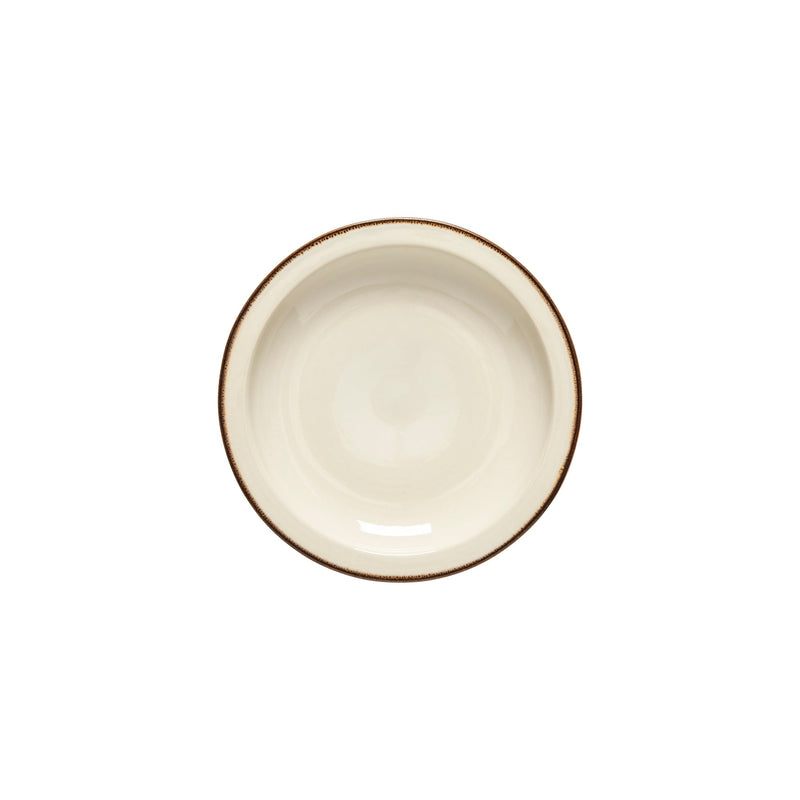 Poterie - Cream-caramel Salad/dessert Plate | 8" / 20 cm - Set of 6