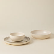 Pacifica - Vanilla Beige 4-piece Dinnerware Set