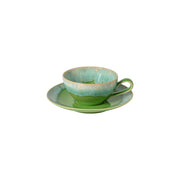 Taormina - Lime Green Tea Cup and Saucer | 7 fl oz / 20 cl