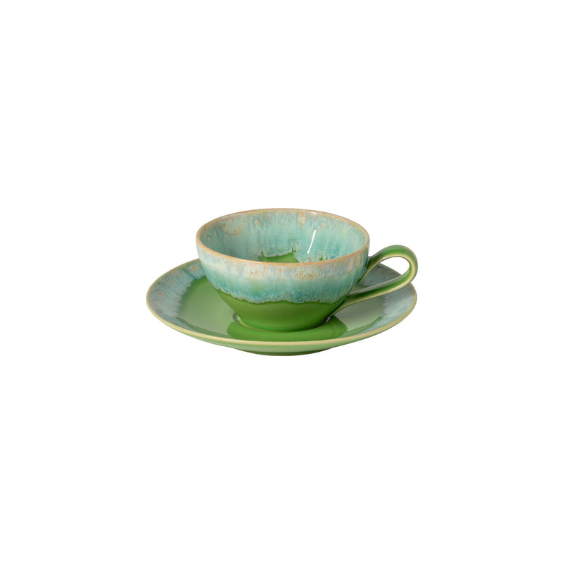 Taormina - Lime Green Tea Cup and Saucer | 7 fl oz / 20 cl