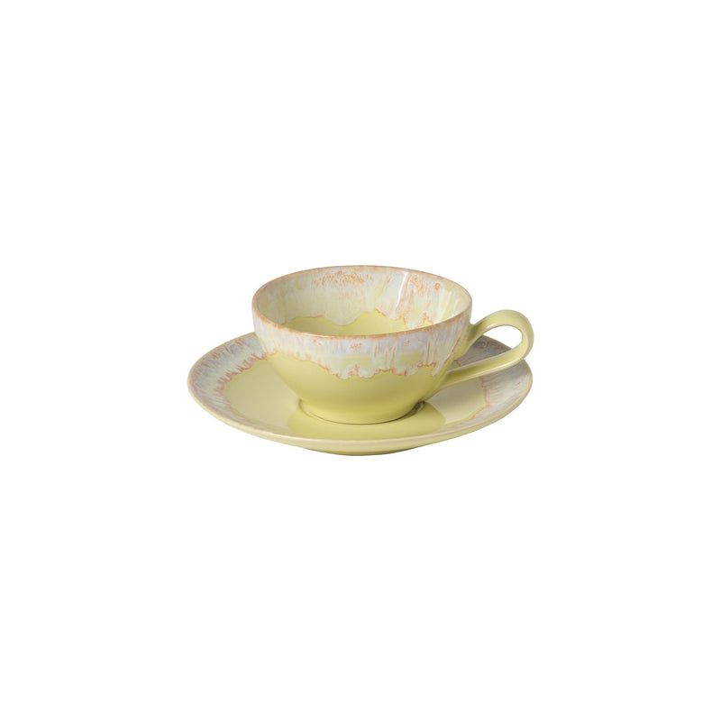Taormina - Yellow Tea Cup and Saucer | 7 fl oz / 20 cl