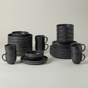 Pacifica - Seed Grey 30-piece Dinnerware Set with Mug
