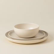 Pacifica - Vanilla Beige 3-piece Dinnerware Set