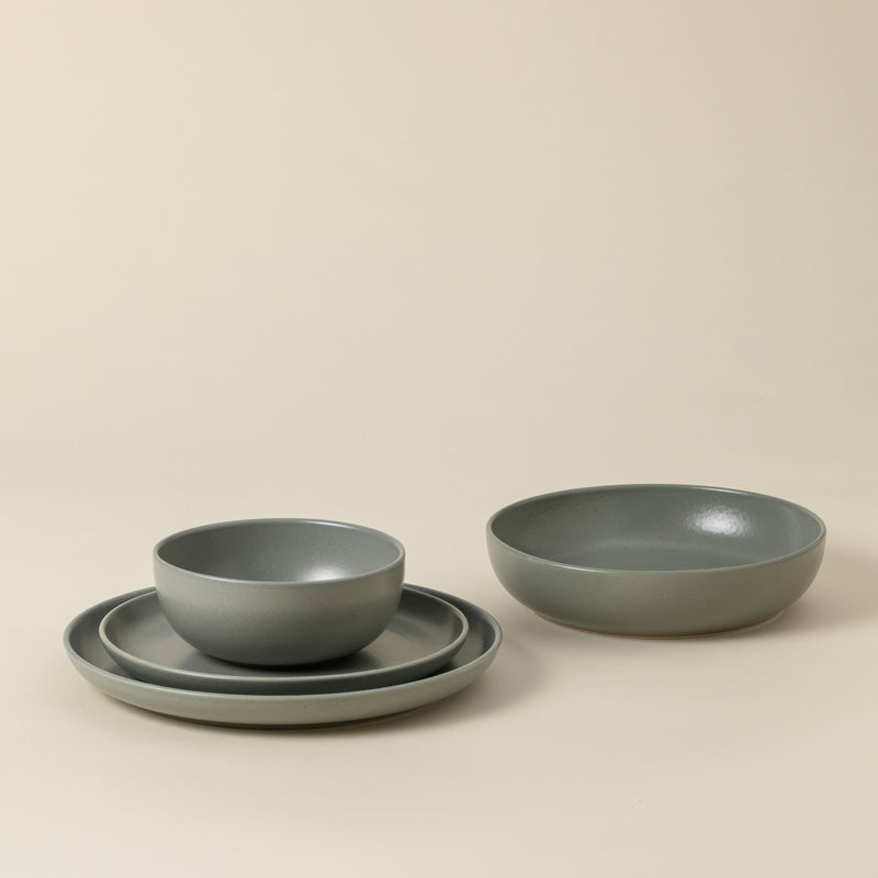 Pacifica - Artichoke Green 4-piece Dinnerware Set