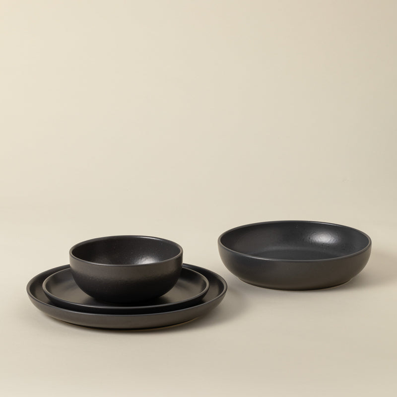 Pacifica - Seed Grey 4-piece Dinnerware Set