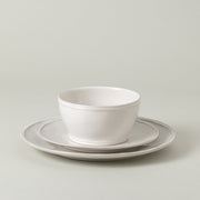 Fontana - White 12-piece Dinnerware Set with Bowl