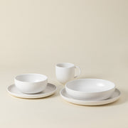 Pacifica - Salt White 5-piece Dinnerware Set