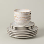 Taormina - White 12-piece Dinnerware Set with Bowl