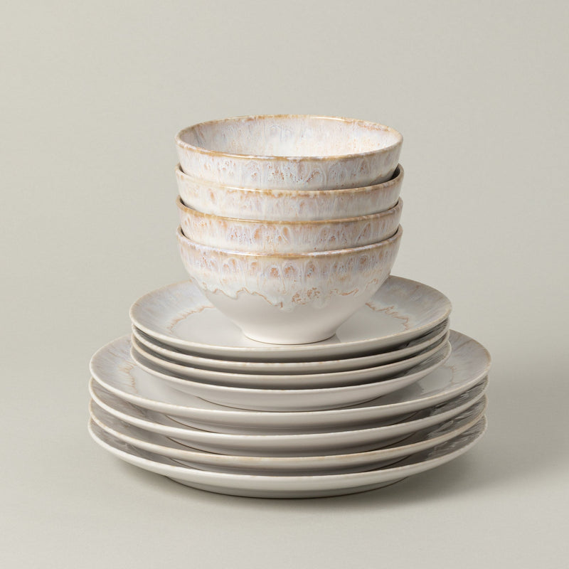 Taormina - White 12-piece Dinnerware Set with Bowl