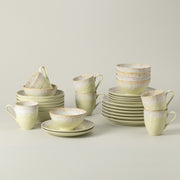 Taormina - Yellow 30-piece Dinnerware Set with Mug