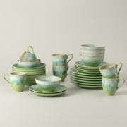 Taormina - Green 30-piece Dinnerware Set with Mug
