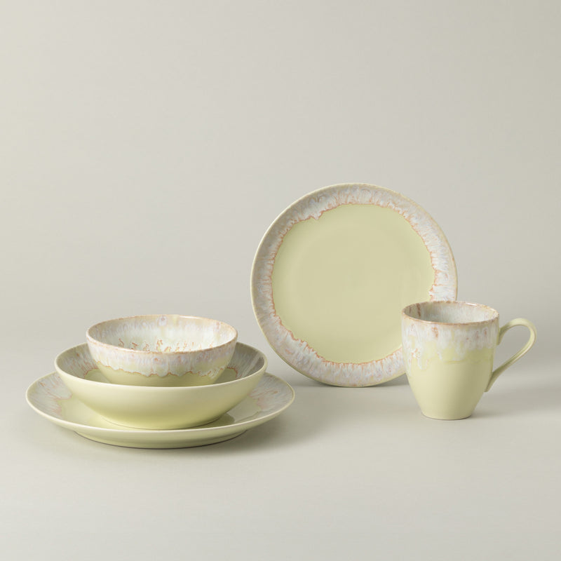 Taormina - Yellow 5-piece Dinnerware Set